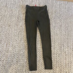 SPANX Dark Green Shaping Leggings
